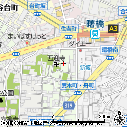 東京都新宿区舟町13周辺の地図