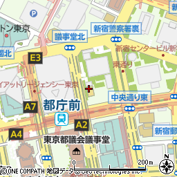 シズラー新宿三井ビル店周辺の地図