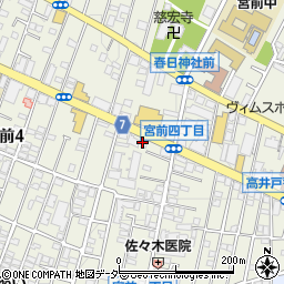 井口精米店周辺の地図