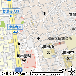 浅尾荘周辺の地図