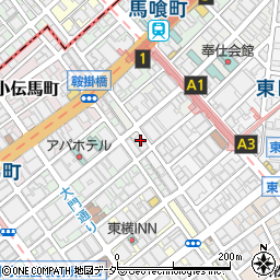 東京都中央区日本橋横山町1周辺の地図