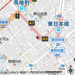 東日本橋三郵便局 ＡＴＭ周辺の地図