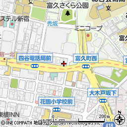 東京都新宿区富久町16周辺の地図