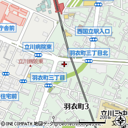 大和冷機工業株式会社立川営業所周辺の地図