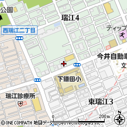 東京都江戸川区瑞江4丁目20周辺の地図