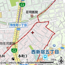 ランデン西新宿周辺の地図