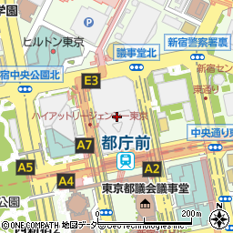 新宿住友ホール周辺の地図