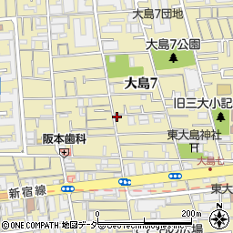 寺嶋クリーニング店周辺の地図