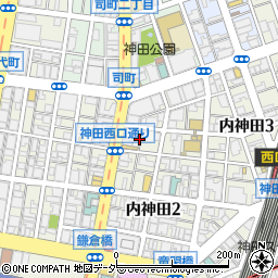 東京都千代田区内神田2丁目12周辺の地図