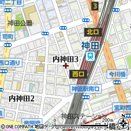 ダイニング 個室居酒屋 FUMA 神田店周辺の地図