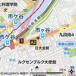 市ケ谷駅 東京都千代田区 駅 路線図から地図を検索 マピオン