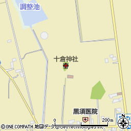 十倉神社周辺の地図