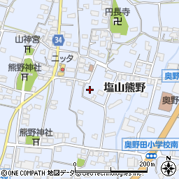 山梨県甲州市塩山熊野1129周辺の地図