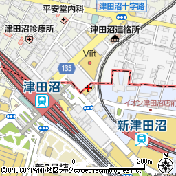 ココカラファイン津田沼駅前店周辺の地図
