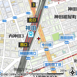 音楽館　神田駅前音楽館周辺の地図