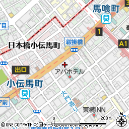 東京都中央区日本橋小伝馬町14周辺の地図