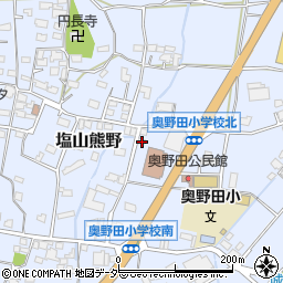 山梨県甲州市塩山熊野958周辺の地図