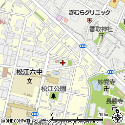 東京都江戸川区松江7丁目26周辺の地図