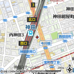 炭焼炉端 堀堀 〜ｈｏｒｉ－ｈｏｒｉ〜 神田駅前店周辺の地図