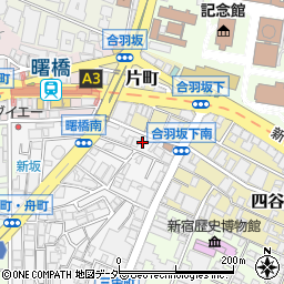 東京都新宿区荒木町16周辺の地図