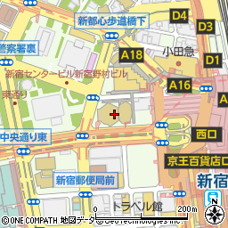 ＮＯＣＥ　新宿店周辺の地図