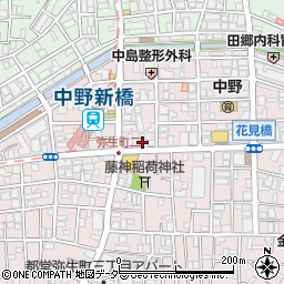 第一勧業信用組合中野新橋支店周辺の地図