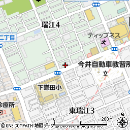 東京都江戸川区瑞江4丁目21周辺の地図