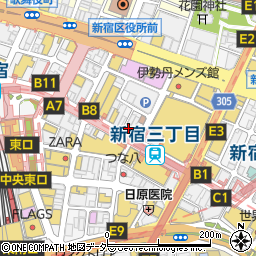 とりうお TORI魚 新宿店周辺の地図