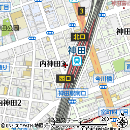 おでんと肉豆富料理 酒場ゴロー 神田駅前店周辺の地図