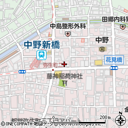 第一勧業中野新橋支店周辺の地図
