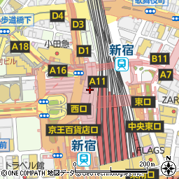 ｃｌｅａｒ　新宿ミロード店周辺の地図