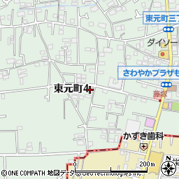 ボナール東元町周辺の地図