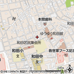 ガーデンテラス和田周辺の地図