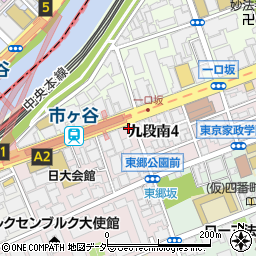 上海ブギ 市ヶ谷店周辺の地図