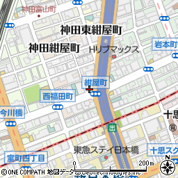 東京都千代田区神田紺屋町11周辺の地図