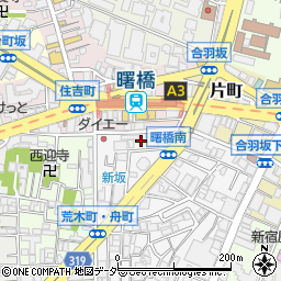 東京都新宿区荒木町23周辺の地図
