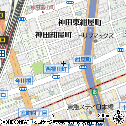 三和建設株式会社　東京本店周辺の地図