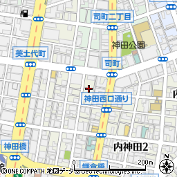 東京都千代田区内神田1丁目17周辺の地図