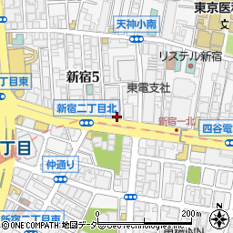 ニッポンレンタカー新宿東靖国通り営業所周辺の地図