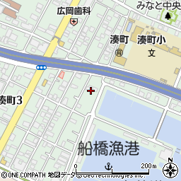 千葉県船橋市湊町3丁目1周辺の地図