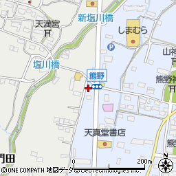 山梨県甲州市塩山熊野66周辺の地図