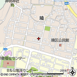 山梨県甲斐市境2164周辺の地図