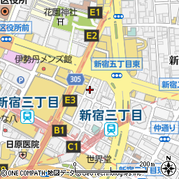 永谷建物管理株式会社管理室　新宿永谷タウンプラザ周辺の地図