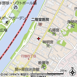 野地綿周辺の地図