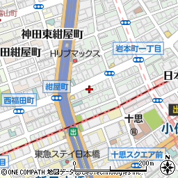 東京都千代田区岩本町1丁目3周辺の地図