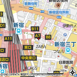 株式会社タカノフルーツパーラー　本店お客様相談室周辺の地図