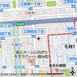 東京都墨田区江東橋5丁目7-9周辺の地図