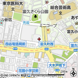 東京都新宿区富久町15周辺の地図