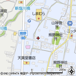 山梨県甲州市塩山熊野178周辺の地図