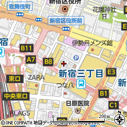 株式会社新宿マルミ周辺の地図